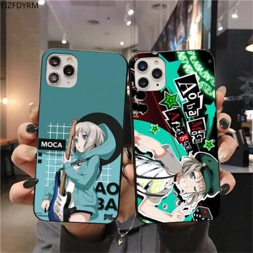 Aoba Moca Bang dream Soft Phone Case Cover for iPhone 11 pro XS MAX 8 7 6 6S Plus X 5S SE 2020 XR case