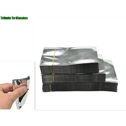 100 Pcs/lot Vacuum Sealer Pouches Storage Bag Heat Seal Aluminium Foil Bags Food Grade Heat Sealing Bag Kitchen Supplies