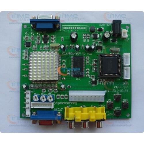 New arrival CGA TO VGA converter/CGA/EGA/YUV to VGA PCB/one VGA output-game accessory for arcade game machine/LCD game machine