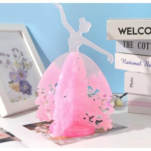 Silicone Mold Ballet Girls Decoration Mold Diy Special Craft Supplies for Table Home Decoration A66