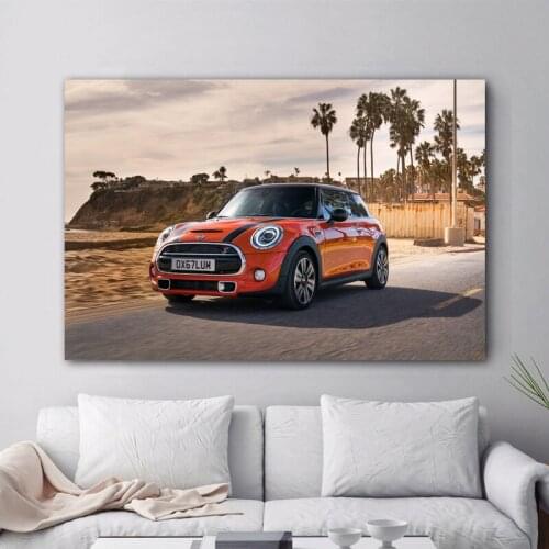 Modern Wall Art Canvas Paintings Mini 2018 Cooper S Car Picture Living Room Decor Posters and Prints