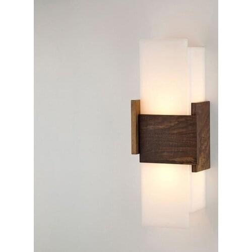 Modern mirror light led bedroom corridor bedside cabecero de cama bedroom lamp