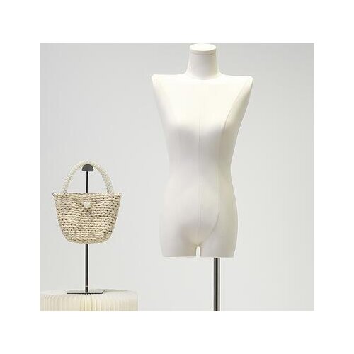 High-Quality Half Length Flat Shoulder Female Mannequin Body Props Collarbone Right Angle Clothing Store Model Without Base D405