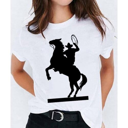 2021 Summer Women T-shirts Fashion 90s Animal Graphic Women Tshirt Harajuku White Short Sleeve Tee Shirt Femme Plus Size XXXL