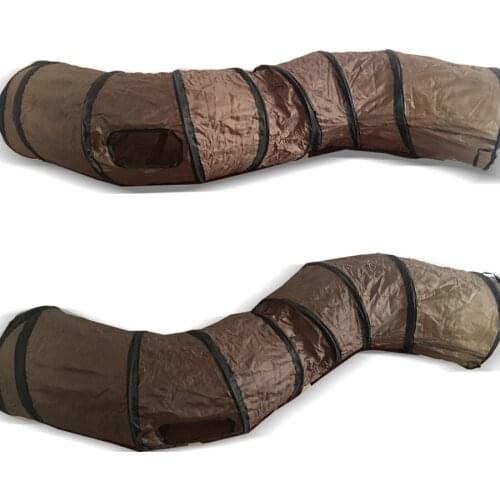 120cm Pet Tunnel Funny Cat Play Tunnel Foldable 1 Holes Cat Tunnel Play Crinkle Cat Toy Bulk Cat Toys Rabbit Play Tunnel