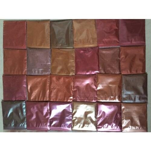 24 Earth Color Mica Pigment powder for Eyeshadow Palette Cosmetic Smokey-eye Make-up Free Shipping