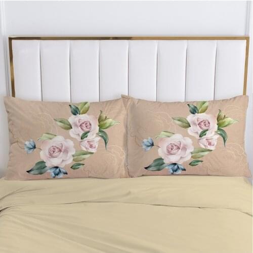 3D Pillow cover Pillow case Luxury Bedding Pillowcase Pillowcovers decorative 50x70 50x75 Customizable size Nordic rustic pink