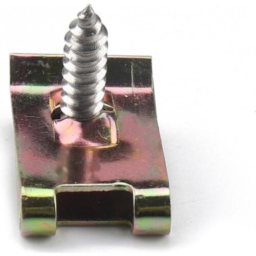 480pcs Motorcycle Fairing Bodywork Panel No.6/8/10/12 Manganese Steel U Clips Self Tapping Screw Spire U Clip U Nut Fasteners