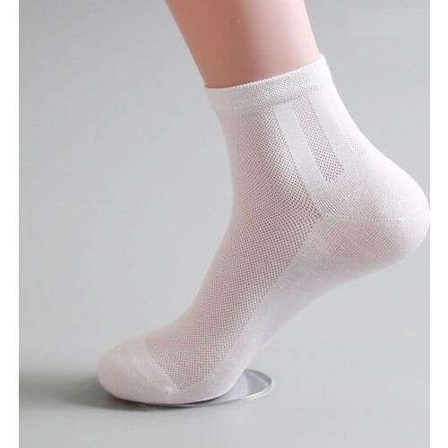 Male Winter 5 Pairs/Lot Men Recreation Contracted Movement Modal Comfortable Ankle Socks Male solid Color Black/White Sokken