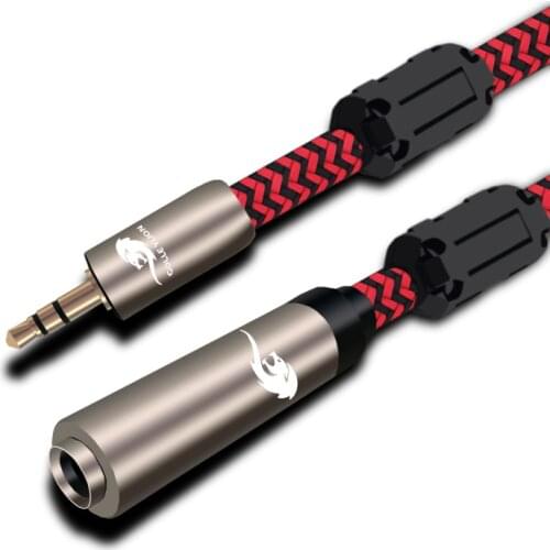 High Premium Stereo Mini Jack Male 3.5mm to 6.35mm Female Conversion Audio Cable For Microphone Headphone Extension Cable 1m 2m