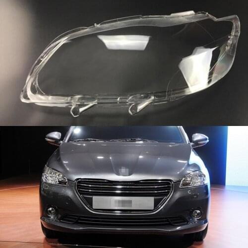 Car Headlamp Lens For Peugeot 301 Car Headlight Headlamp Lens Auto Shell Cover