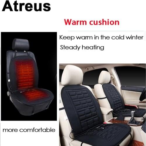 Atreus Car Seat Covers Winter Heating Belt Warm Pad Cushion For Mitsubishi ASX Suzuki Subaru Acura Jeep Fiat 500 Hyundai Solaris