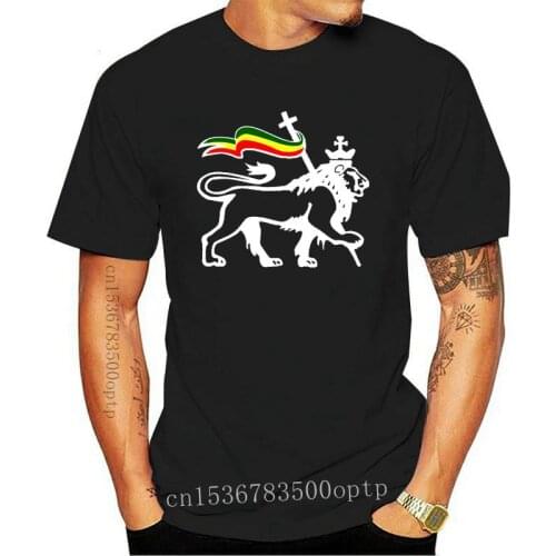 Lion Of Judah Carrying Rastafari Flag Art Rasta Weed Men Top T Shirt Black Cool Casual Pride T Shirt Men Unisex New Sbz1203