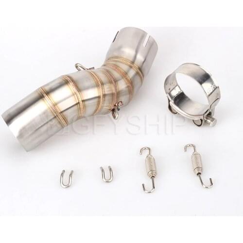 For Kawasaki Z900 2017 2018 2019 Z900 / A2 2018 19 Slip-on Motorcycle Exhaust Muffler Middle Link Pipe Z900 Escape Accessories