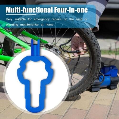 4 In1 Bike Valve Core Removal Tool Multifunctional Gas Nozzle Disassembly Tool Portable Removal Wrench For Bike Repair Tools