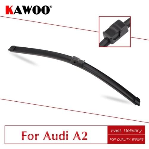 KAWOO For Audi A2 30" 2000 2001 2002 2003 2004 2005 Car Accessorie Windscreen Wiper Blades Natural Rubber Fit Side Pin Type Arms