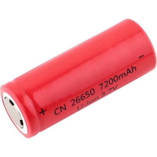 Li-gtf ion charging pile, 26650, 3.7 v, 7200mah, for flashlights