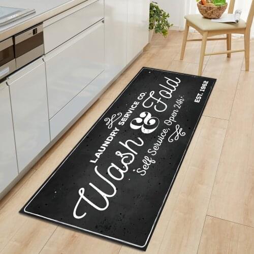 Laundry Room Floor Mat Carpet Boho Door Entrance Kitchen Mat Kitchen Rug For Living Room Anti-Slip Kitchen Rug Hallway Carpet