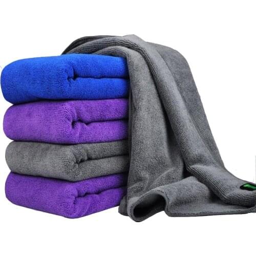 Bossnice 10 PCS Super Microfiber Soft Car Polishing Towel Auto Motorcycle Washing Glass Household Cleaning Hair Salon 420GSM