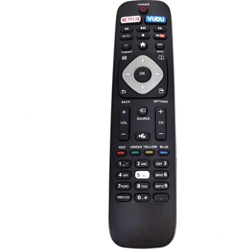 NEW Rplacement NH500UP For Philips 4K UHD Smart TV Remote Control 2PFL4902/F7 32PFL4902/F7B 40PFL4901/F7 40PFL4901/F7B