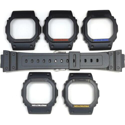 Silicone Watchband For Casio G-Shock DW5600 GWB5600HR Replacement Watch Band Strap Bracelet Bezel Smartwatch Case