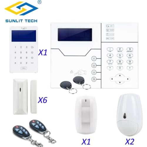 Focus ST-VGT Wireless TCP IP GSM Alarm System Kit Remote Control 433MHz Home Smart Burglar Security Pet Immune PIR Motion Senor