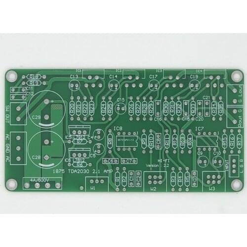 Fannyda TDA2030A 2.1 /LM1875T 2.1 version power amplifier PCB empty board