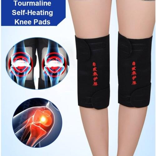 Tourmaline Self Heating Belt Magnetic Therapy Knee Support Protector Pain Relief Arthritis Patella Knee Pads Knee Brace Support