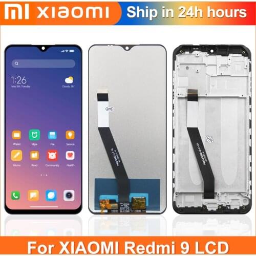 Original 6.53" For Xiaomi Redmi 9 lcd Display Touch Screen Digitizer Assembly Replace For Xiaomi Redmi 9 LCD M2004J19G Display