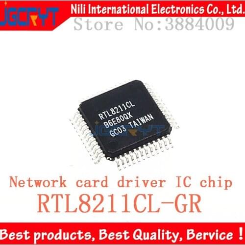 1 unids/lote RTL8211CL-GR RTL8211CL LQFP-48 Network card driver ic chip