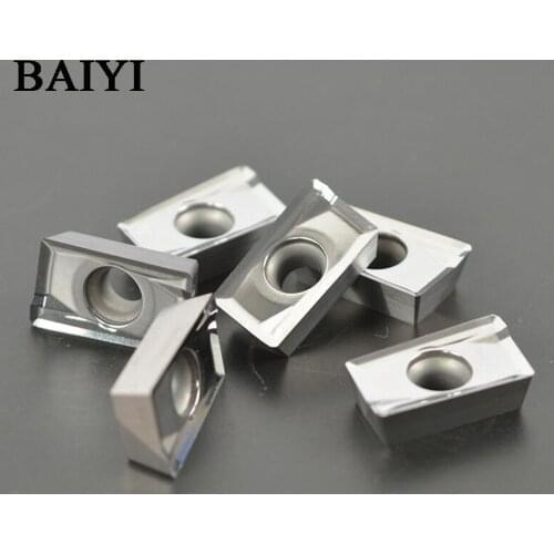 10pcs APKT1604PDFR-MA3 H01 Milling insert Aluminum Turning Tool CNC Lathe Tools Aluminum Inserts APKT 1604 turning blade