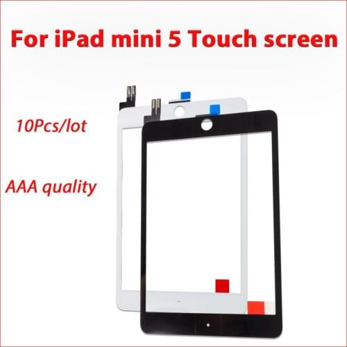 10pcs/lot For iPad Mini 5 Touch Screen Digitizer Glass Sensor Part for iPad Mini 5 (2019) A2124 A2126 A2133 Tablet Touch Panel
