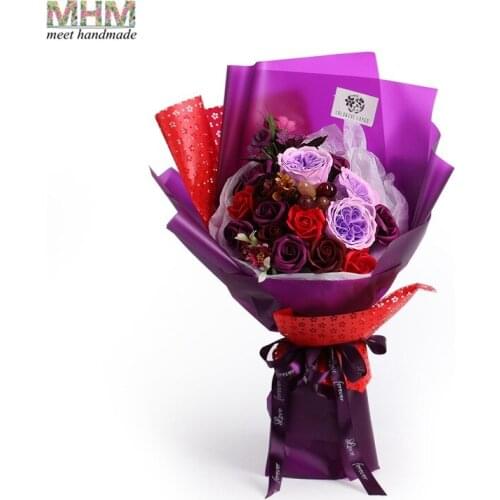 10pcs/lot Flower Bouquet Packaging Mist Material 60*60cm Christmas Flowers Gift Wrap Wrapping Kraft Paper Hot Sale Papier