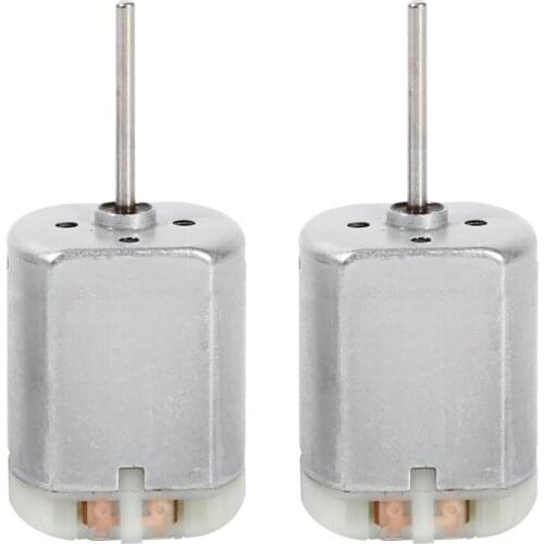 2pcs/lot 20mm Long Shaft Car Door Lock Actuator Motor Repair For Universal Cars FC-280SC-20150 for ford mazda