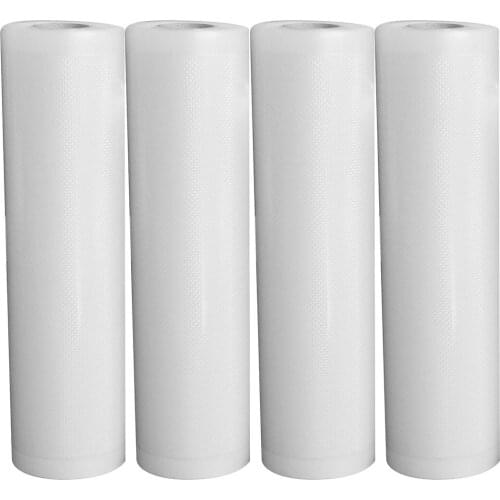 4 Rolls 20M Vacuum Sealer Roll Food Seal Bag Cuttable Food Saver Storage Bag For Vacuum Sealer Vacuum Packaging Rolls