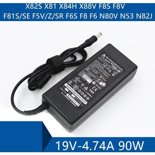 Laptop AC Adapter DC Charger Connector Port Cable For ASUS X82S X81 X84H X88V F8S F8V F81S/SE F5V/Z/SR F6S F8 F6 N80V N53 N82J