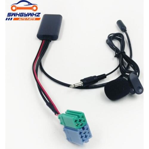 Car Factory Stereo Bluetooth 5.0 Audio Music Adapter Phone Call Handsfree AUX-IN ISO 6Pin for Renault Radio Updatelist