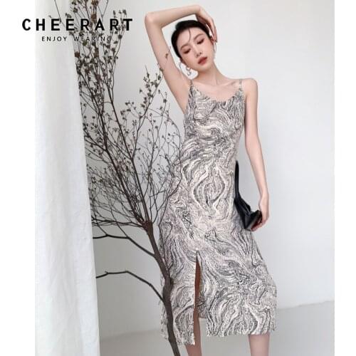 Летние платья с разрезом Cheerart China At AliExpress