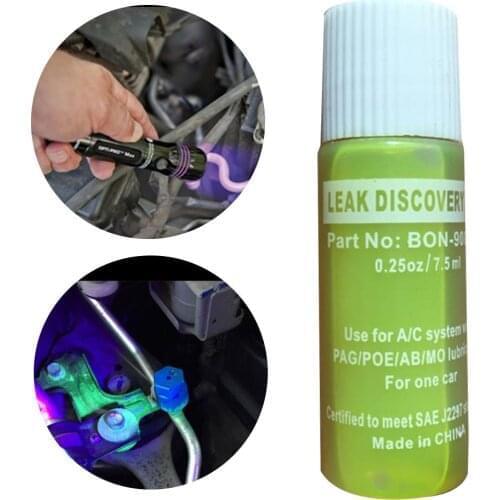 1PCS Automotive Air Conditioning Fluorescent Leak Detector Automotive Maintenance Leak Detection Tool For Refrigerator Cold