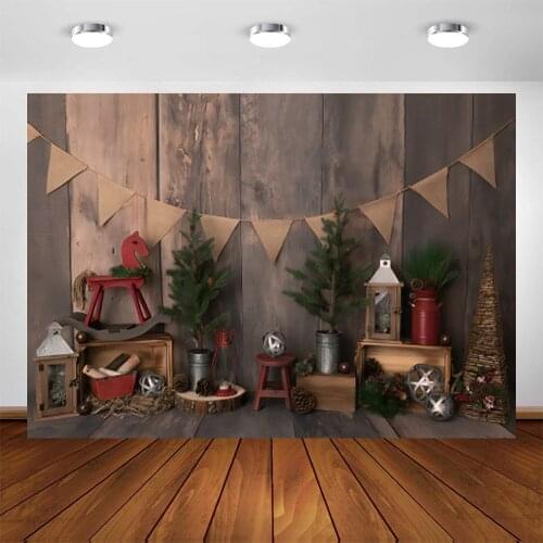 Yeele Christmas Party Backdrop Children Photography Pine Cones Board Floor Background Baby Photographic Photo Studio Photophone