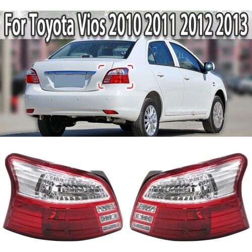 K-Car Rear Tail Light Turning Signal Brake Lamp Assembly Without Bulbs For Toyota Vios 2010 2011 2012 2013