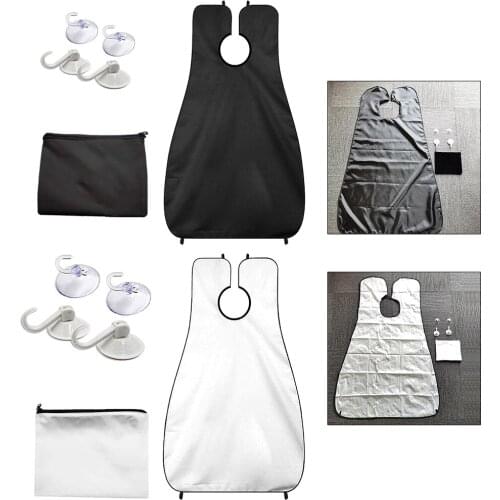Mens Facial Hair Beard Apron Care Shave Cape Trimming Catcher Shaving Hairdressing Cape Cover Hair Cutting Dye Hair Apron