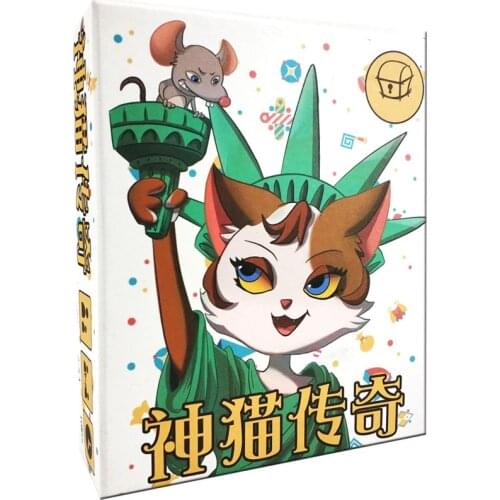 Board game for the legend of cats With English Instructions kittens Card Games,Family Party Game as Gift