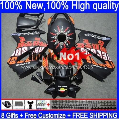 Interceptor For HONDA Flat Repsol VFR800 VFR 800RR 800 RR 00 01 02 03 04 05 130MC.17 VFR800RR 2007 2008 2009 2011 2012 Fairing