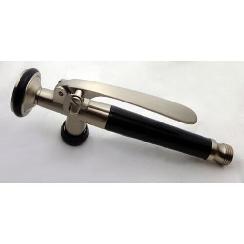 Modern brushed nickel brass Kitchen Faucet Hand Shower Dual Sprayer shower head Unit KF228