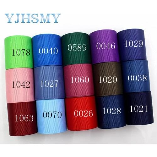 Solid Color Printed Grosgrain Ribbons J-181018-2 50MM 5Yards,DIY Handmade Hairbows Garment Accessories Wedding Party Decoration