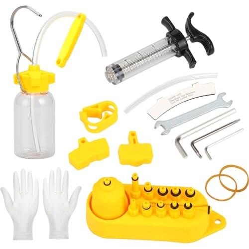 Universal Bicycle Hydraulic Disc Brake Oil Bleed kit For Shimano Magura Hope Tektro Sram Avid Mula Hayes Bike Brake Repair Tools
