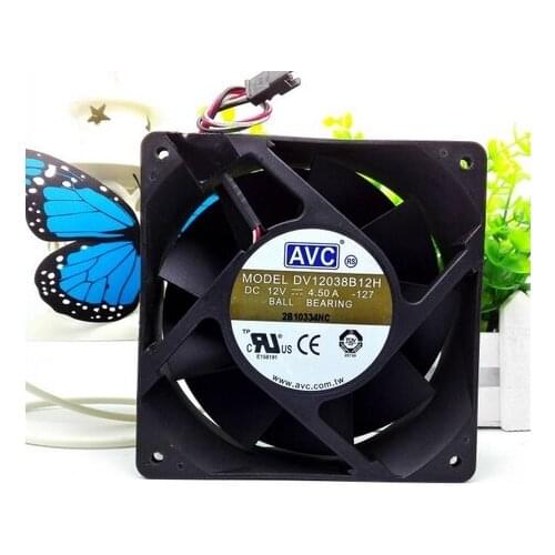12cn AVC 12 cm 12V4.5A ultra violent booster fan DV12038B12H