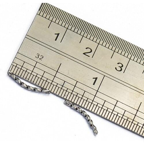 100pcs Silver Long Curved Bar Link Connector Bar Beads Jewelry Findings