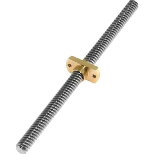 3D printer accessories T8 screw edge copper nut Pitch 2 lead 8 Tapping with 3MM